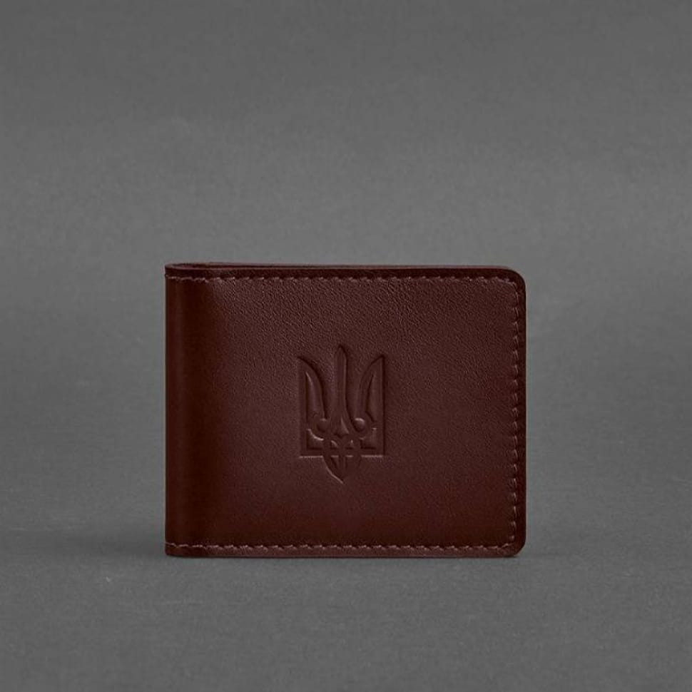 Leather cover for ID with the Borov coat of arms