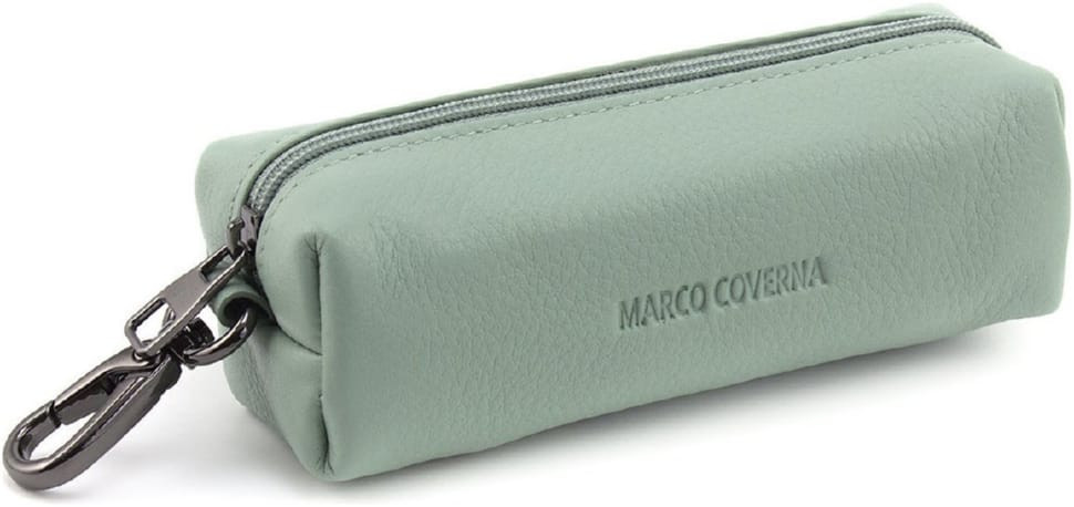 Шкіряна ключниця кишенькова Marco Coverna W005 Light Green