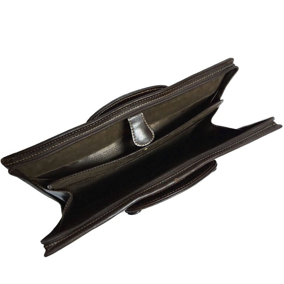 Папка для паперів шкіряна Italico 8232 moro коричневий