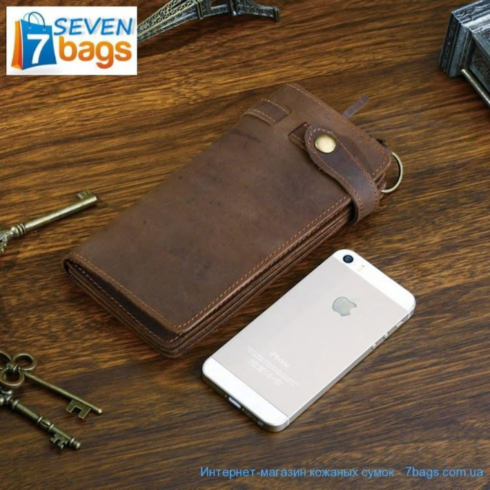 Брутальне шкіряне портмоне, візитниця, кардхолдер 8031R