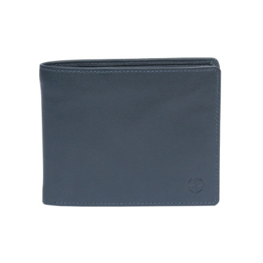 Leather wallet Cortina 5051 navy blue
