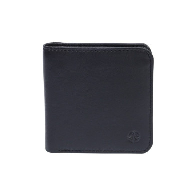 Leather wallet Cortina 5019 nero black