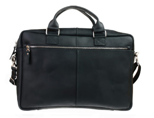 Сумка чоловіча для документів велика шкіряна А4 SULLIVAN 74227 (59) чорна