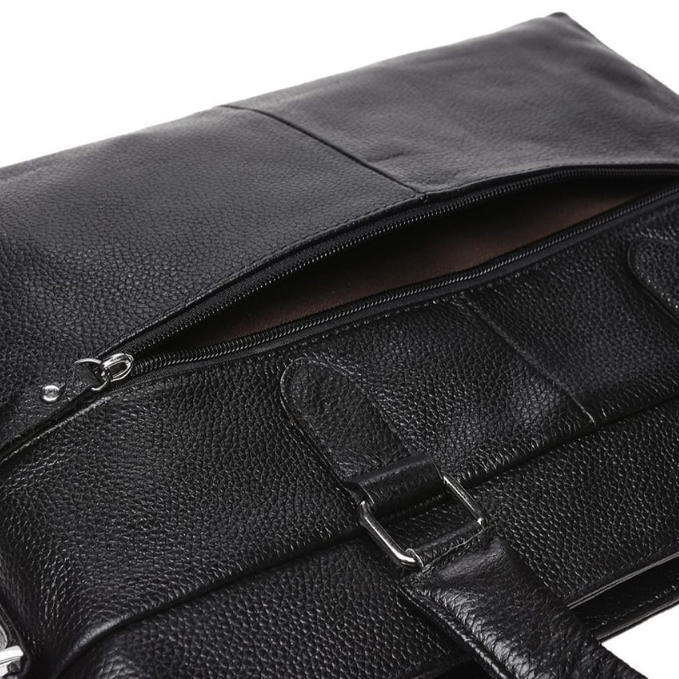 Чоловіча сумка шкіряна Keizer K17218-black