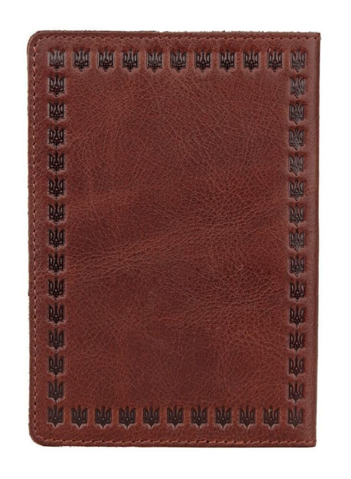 Надійна шкіряна обкладинка на паспорт SHVIGEL 16133