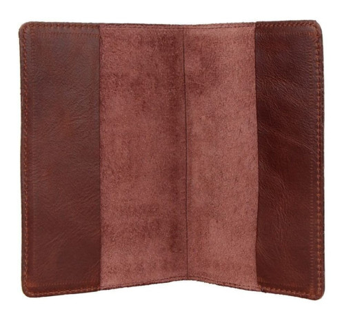 Надійна шкіряна обкладинка на паспорт SHVIGEL 16133