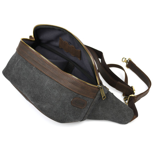 Сумка бананка для фотоапарата шкіра та канвас TARWA RCg-1313-4lx