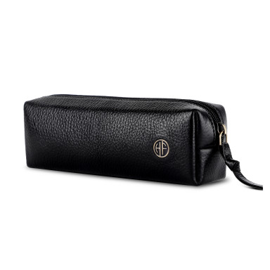 Hammonds Flycatcher UC501 Black Leather Cosmetic Case