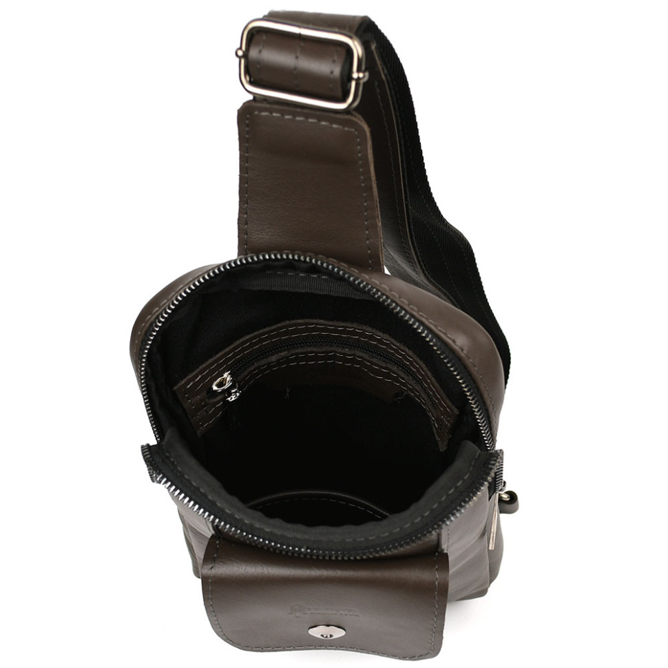 Mens brown nappa leather sling GC-0804-3md TARWA