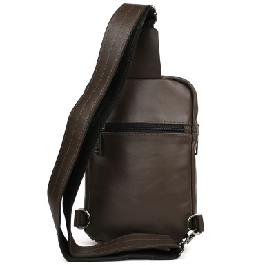 Mens brown nappa leather sling GC-0804-3md TARWA