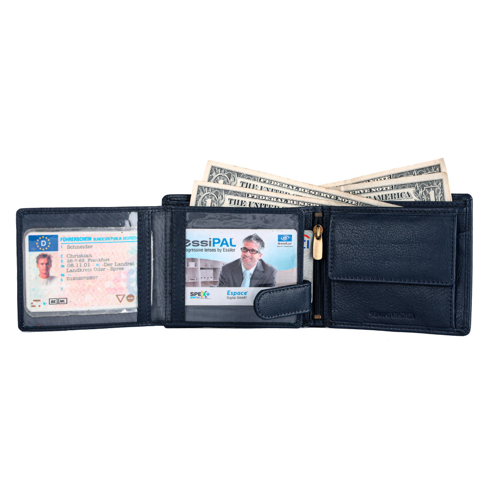Hammonds Flycatcher HF592 Blue Leather Men's Wallet