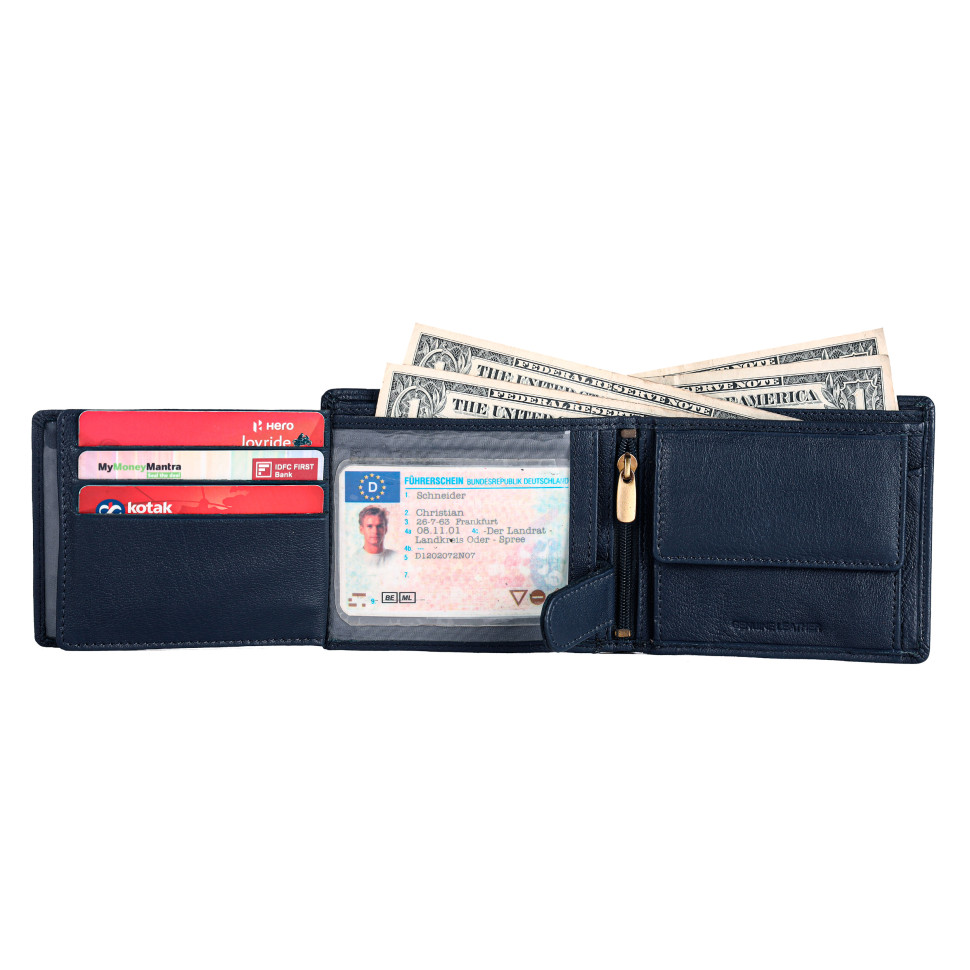 Hammonds Flycatcher HF592 Blue Leather Men's Wallet