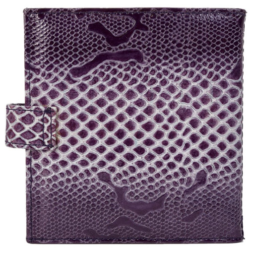 Візитниця шкіра Desisan 210-318 світло-фіолетовий візерунок