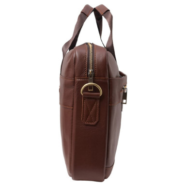 М'який портфель шкіряний BUFFALO BAGS M8824C рудий