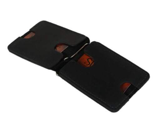 Гаманець чоловічий шкіряний затискач для купюр SULLIVAN 100-12(5.5) чорний