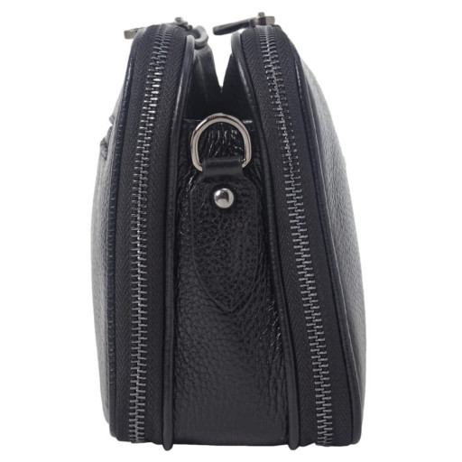 Сумка жіноча шкіряна Desisan 7310-011 чорний флотар