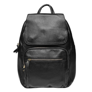 Жіночий шкіряний рюкзак Keizer K1322-black