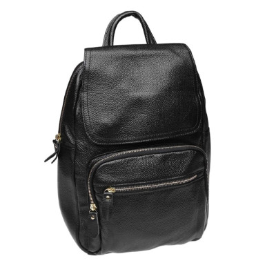 Жіночий шкіряний рюкзак Keizer K1322-black