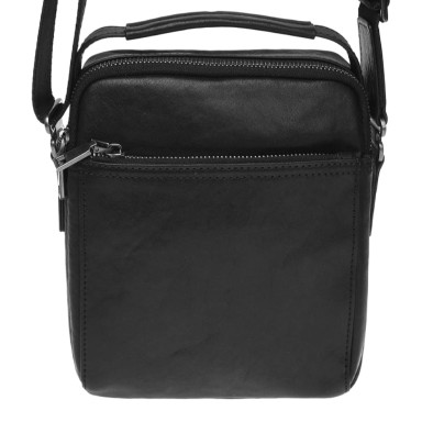 Мужская кожаная сумка Ricco Grande K16458a-black