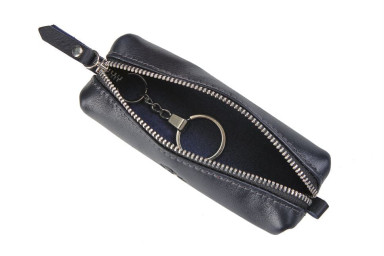 Key holder gloss, blue 40267012 Grande Pelle