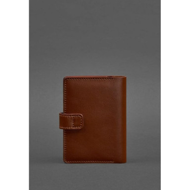 Leather passport cover 3.0 light brown
