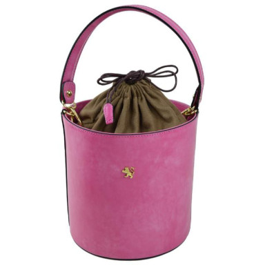 Pratesi RRO335 - Cross Body Bag Secchiello R355 in cow leather Secchiello R335 Pink