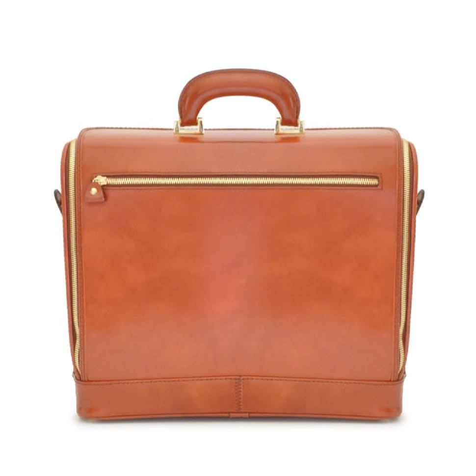 Pratesi RBE116/15 - Raffaello Laptop Bag 15 in cow leather Radica Electric Blue