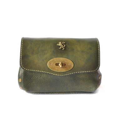 Pratesi BVS160 - S.Bernardo Clutche in cow leather Bruce Dark Green