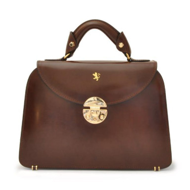 Pratesi RCF285/P - Veneziano Small Lady Bag in cow leather Radica Coffee