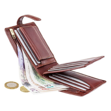 Гаманець чоловічий Visconti TSC42 Arezzo c RFID (Tan)