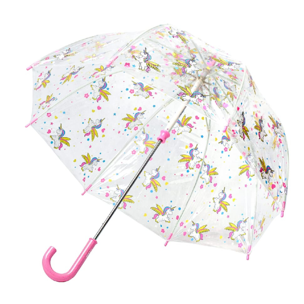 Парасолька-тростина дитяча Fulton Funbrella-4 C605-039090 Bella The Unicorn (Единорожки)