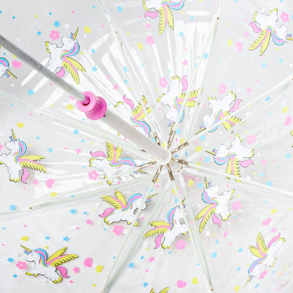 Парасолька-тростина дитяча Fulton Funbrella-4 C605-039090 Bella The Unicorn (Единорожки)