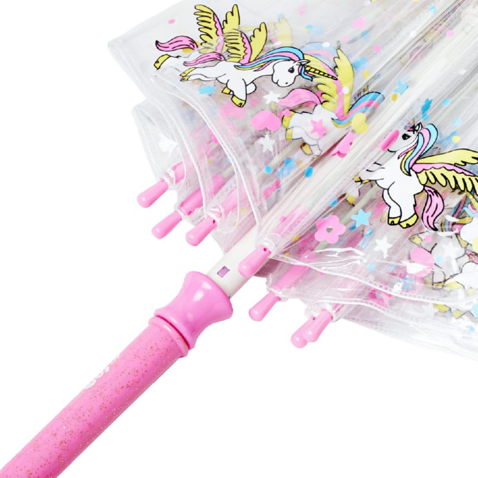 Парасолька-тростина дитяча Fulton Funbrella-4 C605-039090 Bella The Unicorn (Единорожки)