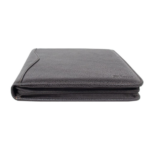 Папка Ashwood A4 ZIP BROWN