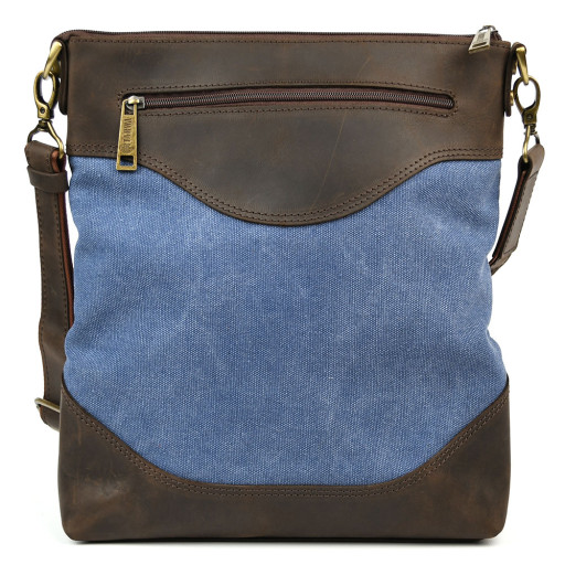 Чоловіча сумка, мікс парусина + шкіра RCk-1807-4lx бренду TARWA