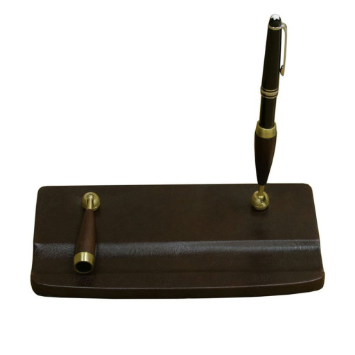 Підставка для ручок шкіряна Scrittoio 1357 moro коричневий