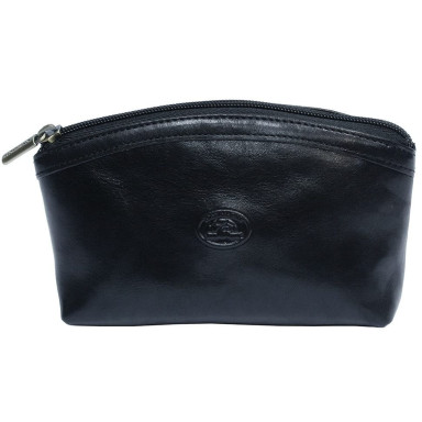 Leather cosmetic bag Italico 2079 nero black