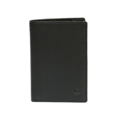 Leather wallet Cortina 5015 nero black