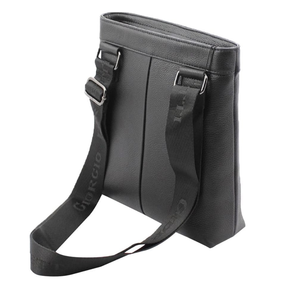 Чоловіча шкіряна сумка Giorgio Ferretti 20183002-black