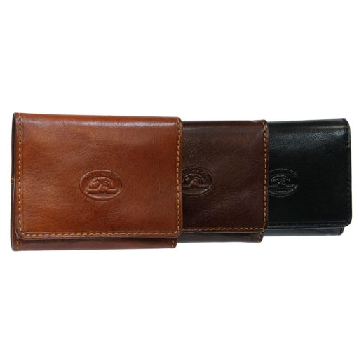 Монетниця шкіряна Italico 1445L moro коричневий