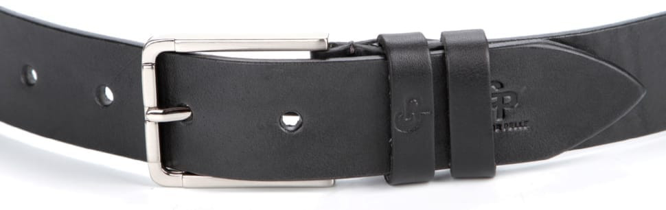 Ремінь чоловічий GRANDE PELLE 00865 шкіра Чорний