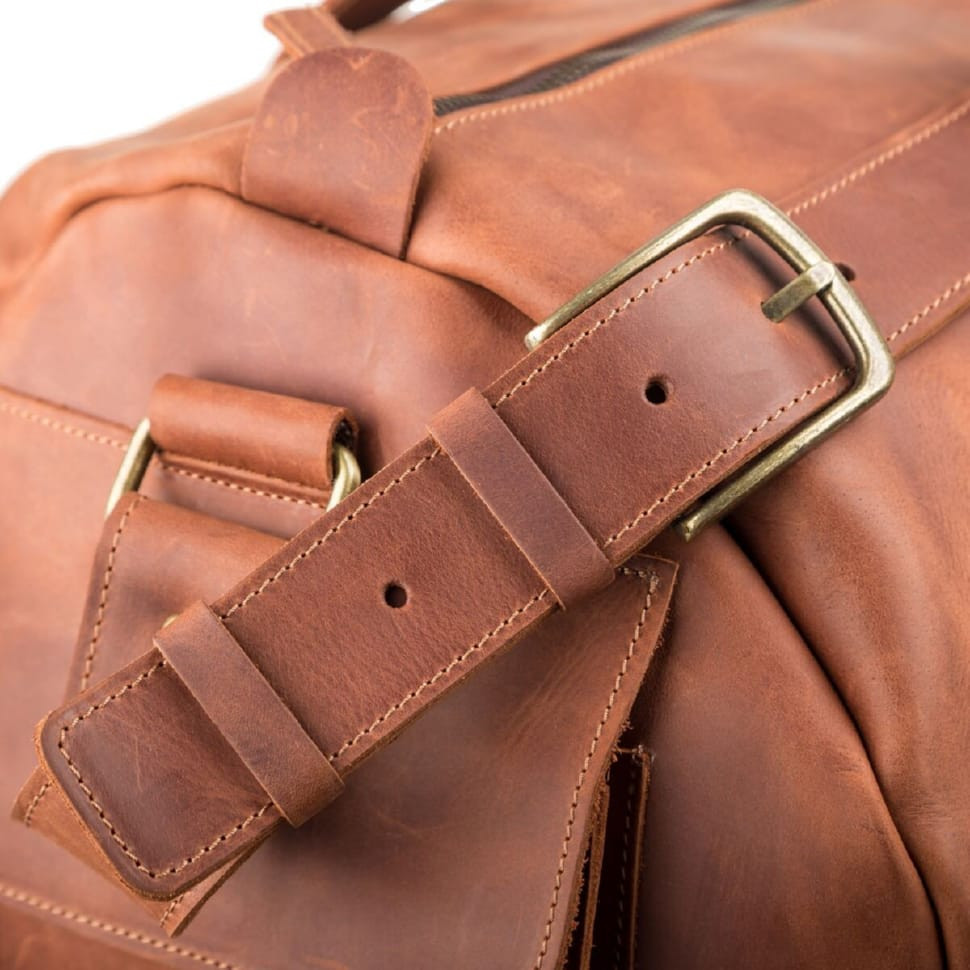Travel Bag Grande Pelle 11047 Vintage Leather Brown