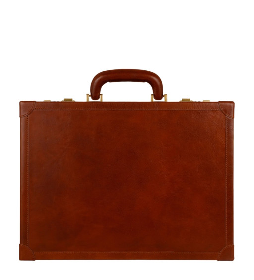 Шкіряний портфель-аташе - A Legacy - Коньячний - Time Resistance 5253601