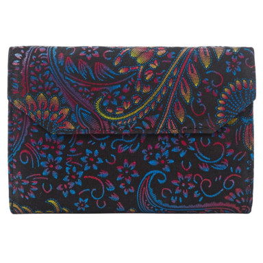 Кошелек женский кожа Desisan 305-995 синие цветы