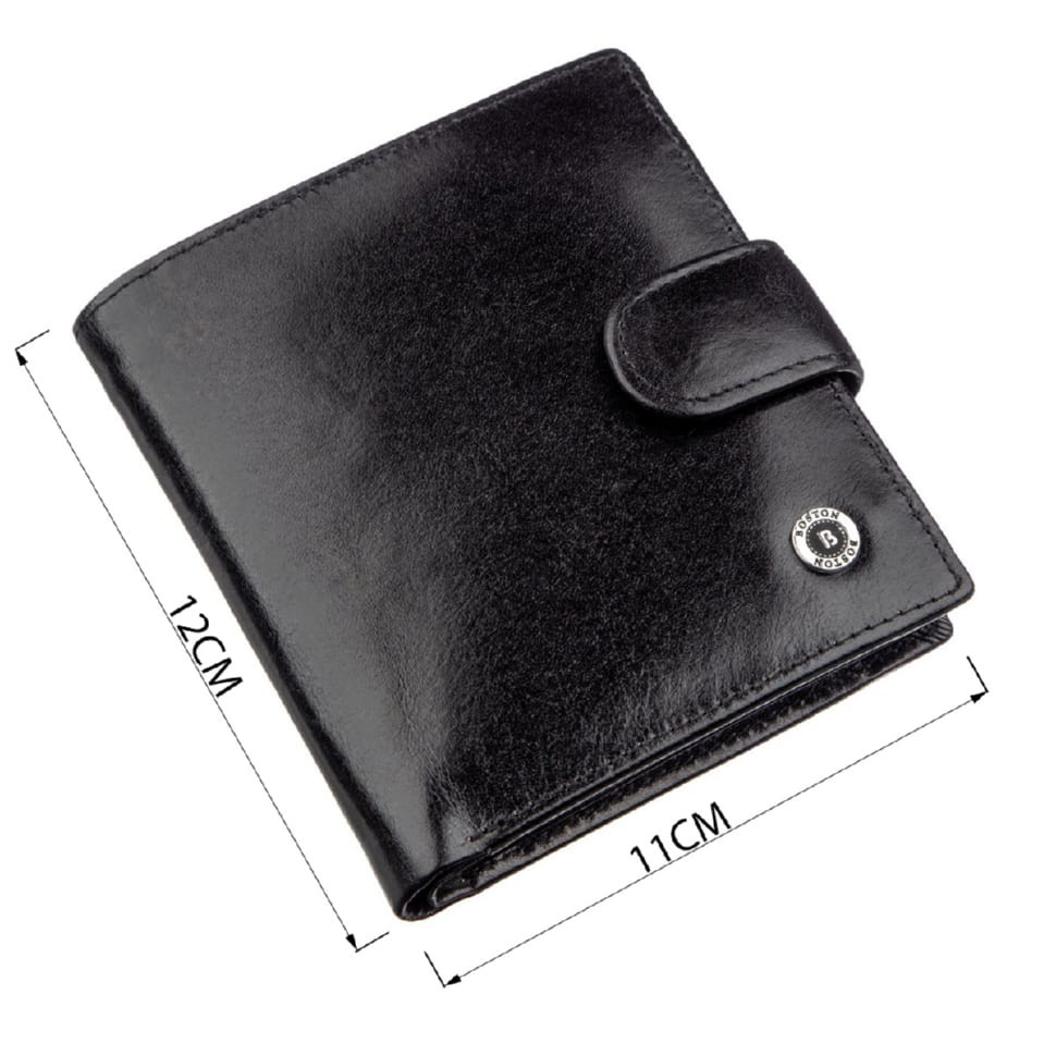 Практичний чоловічий гаманець Boston 18815 Чорний