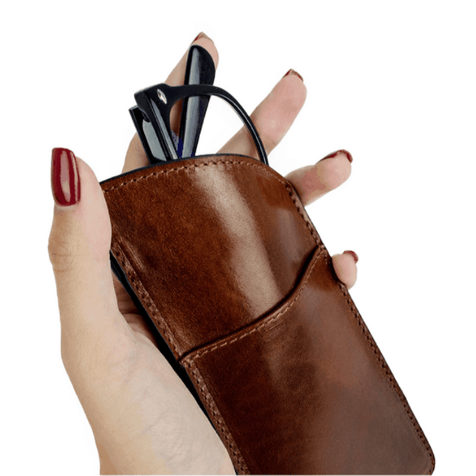 Шкіряний чохол для окулярів - One Hundred Years of Solitude - Коричневий колір - Time Resistance 5200401