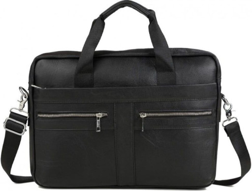 Борсетка елітна шкіряна GRANDE PELLE 11277 Чорна