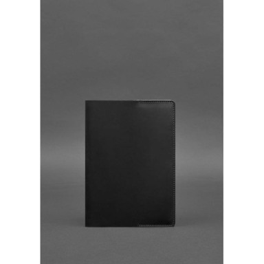 Leather cover for notebook 6.0 (soft-book) black Crazy Horse