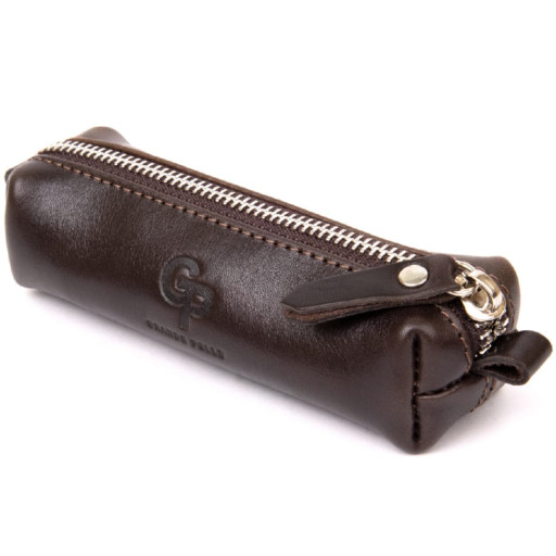 Шкіряна ключниця GRANDE PELLE 11383 Бежевий