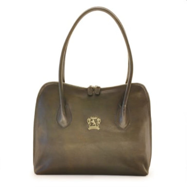 Pratesi BVS463 - Shoulder Bag Talla in cow leather Bruce Dark Green